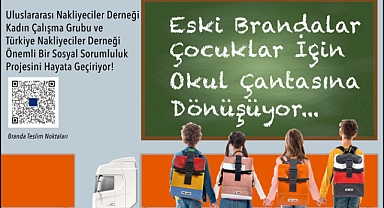 Eski Brandalar Çocuklar İçin Okul Çantasına Dönüşüyor